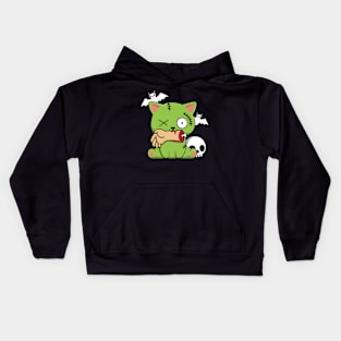 Zombie Cat Kids Hoodie